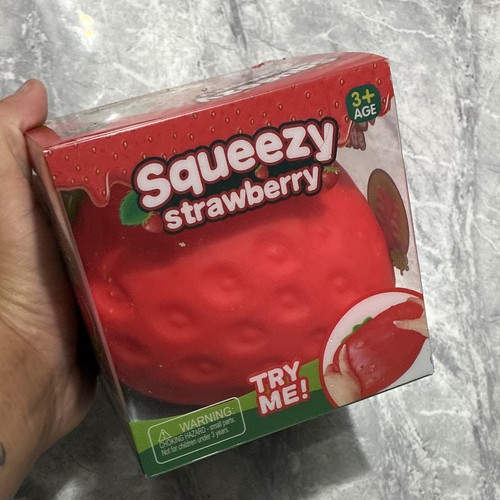 Large strawberry squishie - large,