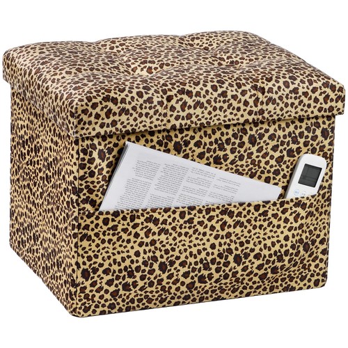 Storage ottoman foot rest - storage,