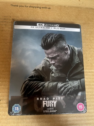 Fury uhd blu - uhd, blu-ray