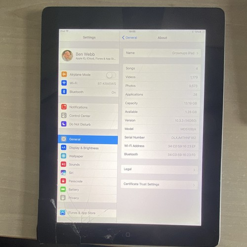 Apple ipad 4th gen 7in - ipad,