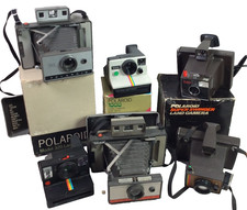Collection Of 6 Vintage Polaroid Cameras, 1960’s onwards. ONE STEP +, 1000, 320