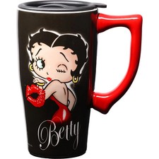 Betty Boop Kiss Ceramic Travel