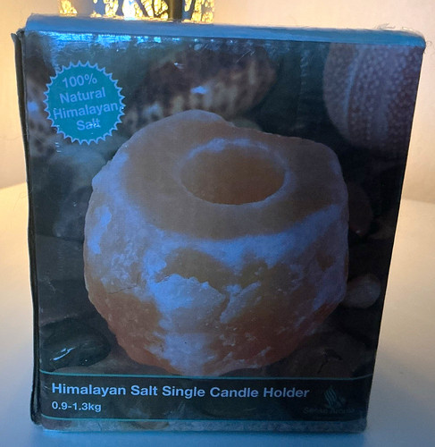 Himalayan salt tea light - salt,