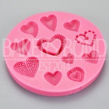 Multi 11 Heart Shape Silicone