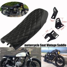 Motorcycle Seat Flat Brat Hump Saddle For Cafe Racer Yamaha Honda Soft Universal