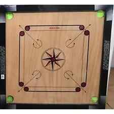 Carrom Board 32” x 32” Wooden Game FREE BEGINNER COINS & STRIKER INDOOR OUTDOOR