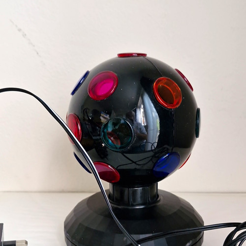 Black table lamp - black, ball