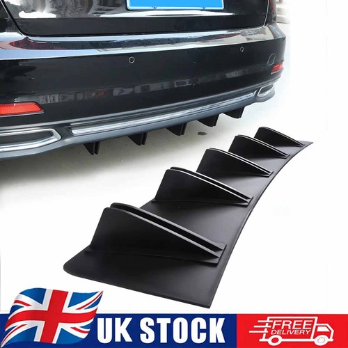 Black rear bumper - bumper, diffuser