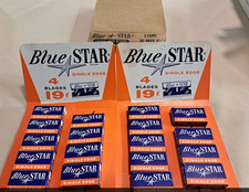 Vintage Antique Blue Star