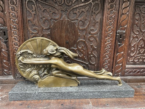 Cast bronze art - art, deco