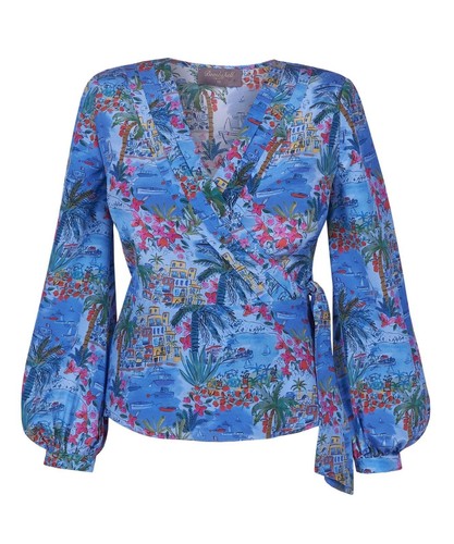 Bombshell london wrap blouse - wrap,
