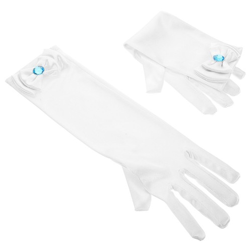 Pair white polyester - polyester, long
