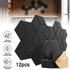 12PC Acoustic Hexagon Tiles