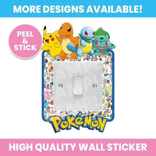 Pokemon light switch surround - pokemon,