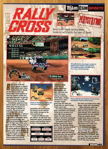 1996 rally cross playstation - playstation, 1