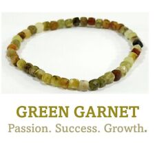 Green Garnet Cube Cut Crystal