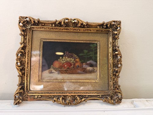 Antique 19thc still life - 19thc, oil