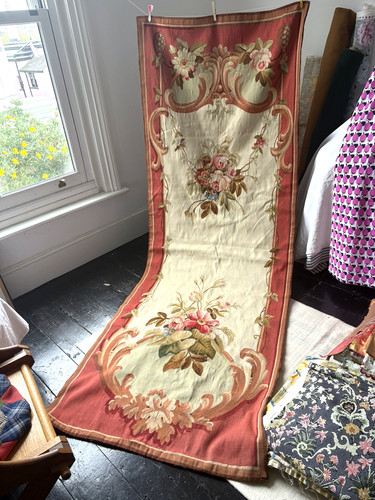 Antique french aubusson entre - aubusson, 'entre
