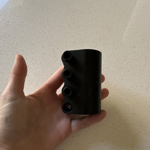 Black aluminum four - aluminum, four-bolt