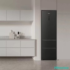 Hisense RM469N4AFDUK 3 Door Tall Fridge Freezer D Energy Black