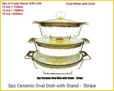 SET 3 Luxury Porcelain Marble