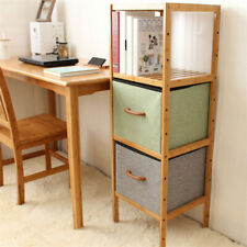 4 Tier Book Shelf Unit Bamboo