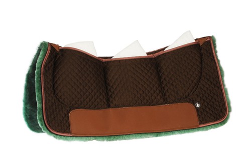 Sheepskin western pad - western, saddle