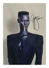 GRACE JONES AUTOGRAPH SIGNED