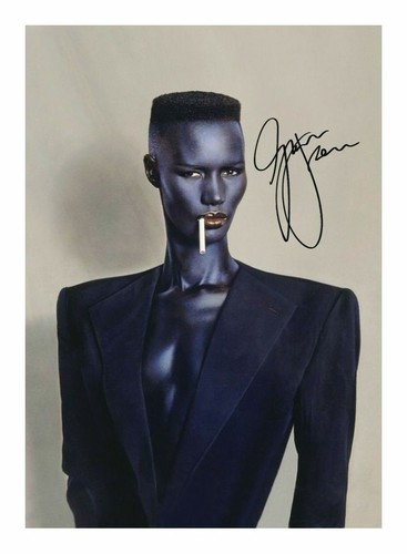 Grace jones autograph signed - grace,