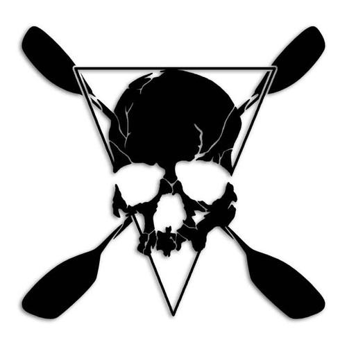 Pack kayak paddle skull - 2,