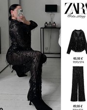 BNWT Zara Black Shirt With