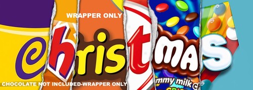 Christmas chocolate bar - chocolate,