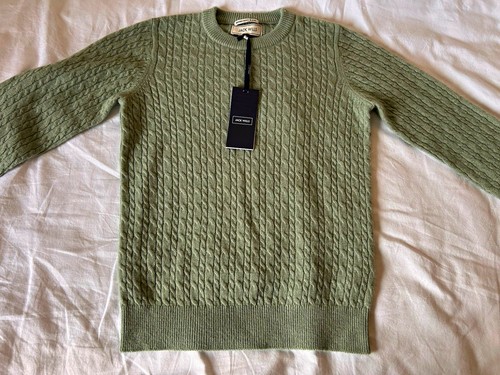 Jack wills green merino - merino, wool