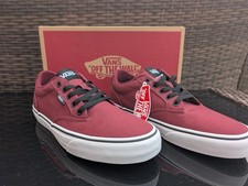 Vans Canvas Red Low Top Men's Shoes Trainers Vans Winston UK Size 8