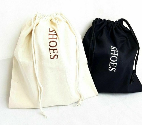 Pure cotton travel shoe bag - travel,