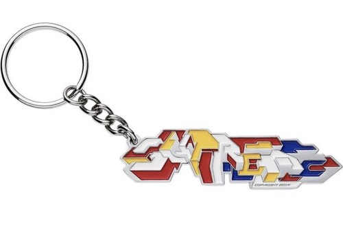 Supreme delta logo keychain - logo,