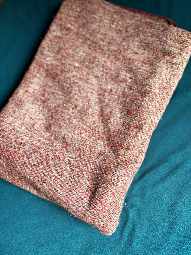 Textured woven wool blend - wool,