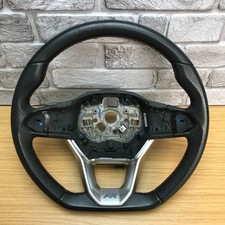 Genuine SEAT Arona/ Ibiza ETC black leather, FR steering wheel. Manual type. 15B