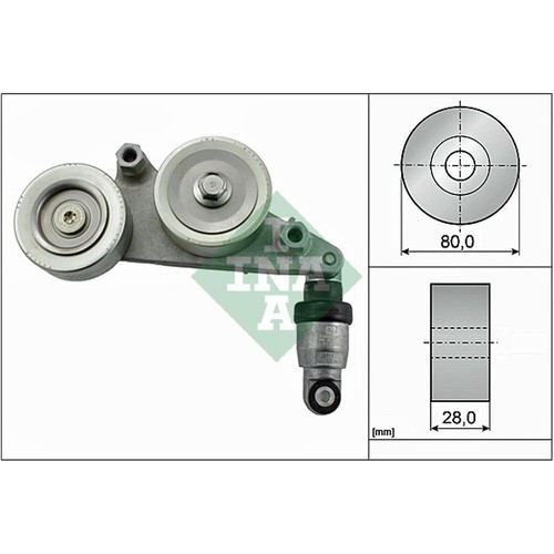 Multi belt tensioner - multi-v,