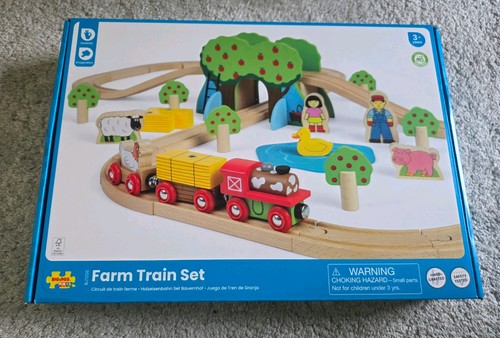 Bigjigs farm train set - farm,