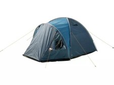 Halfords 4 Person Double Skin Dome Tent , Hiking Backpack outdoor. Once  Used. 