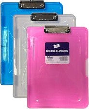 A4 Clipboard Box File Durable