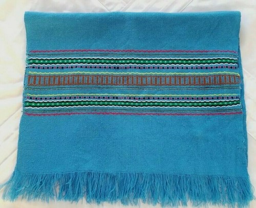 Wool embroidered scarf - wool,