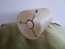 Vintage Lamp Shade Spun Fibreglass Lamp Shade In Beige/Cream 15.5 x 10cm RETRO