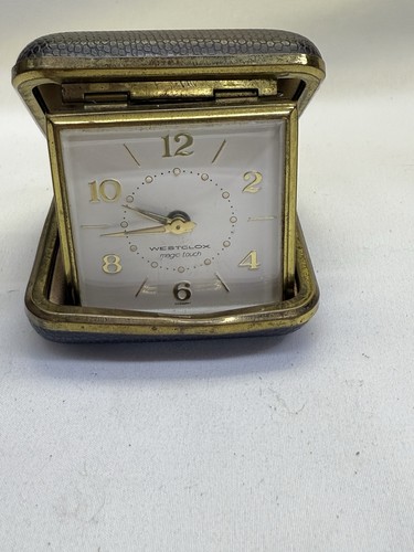 Vtg german westclox travel - german,