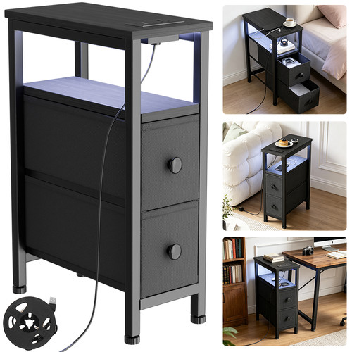 Side table narrow bedside - table,,