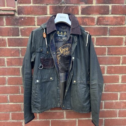 Rare waxed barbour - waxed, fishing