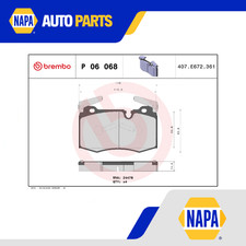 Brake Pads Set fits MINI