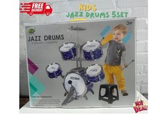 Kids Jazz Drum Set 5 Piece