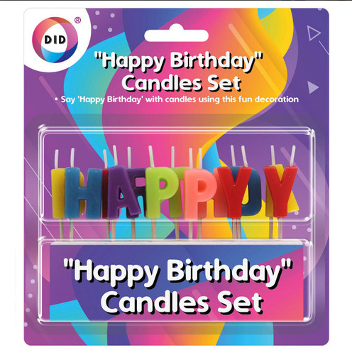Happy birthday multi coloured - birthday,